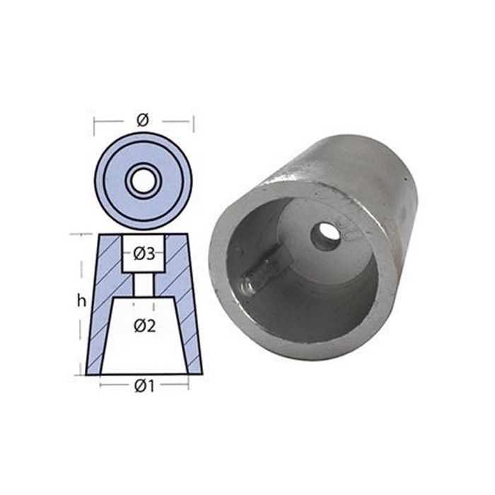 Zinc Anode Radice Shaft 30 Ten00401 - Corrosion Protection For Boats