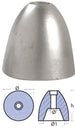 Anode Riva Shaft 35-50Mm | Ten00431 | Tecnoseal Zn Marine Anode