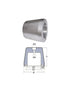Anode Riva Splendida 7.05Kg | Ten00437 | Zn Marine Corrosion Protection