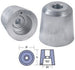 Anode Reggiani Shaft 45 Ten00464 - Durable Zinc Anode For Marine Use