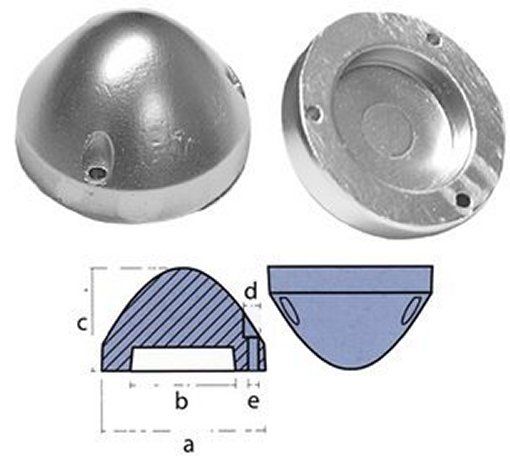 Anode Max Prop 39Mm - Ten00487 | Zinc Anode For Propeller Protection