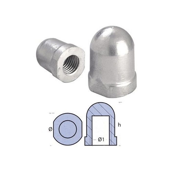 Bolt For Shaft 20 P.2 | Ten00494 | 40Mm Anode By Tecnoseal