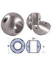 Shaft Anode Short 19Mm Zinc - Ten00500L For Corrosion Protection