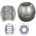 Shaft Anode 50Mm Zinc Ten00513 - Corrosion Protection For Shafts