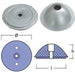 Variprofile Propeller Nut Ten01075 - Zinc Anode For Marine Vessels