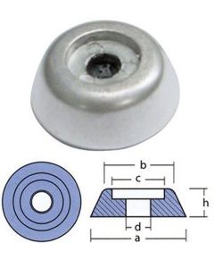 Lewmar Serie 140Tt Anode Ten01080 - Zinc Corrosion Protection