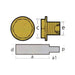 Anode Nanni Mercedes C/Tap Ten02100T - Durable Zinc Anode For Boats