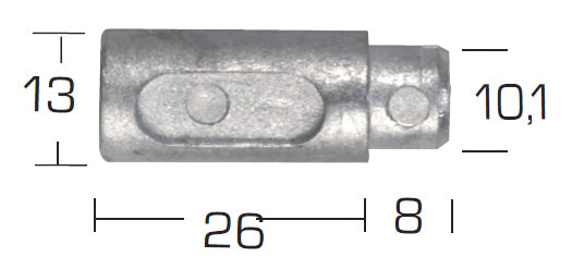 Anode Lombardini Ten02350 - High-Quality Anodes By Tecnoseal