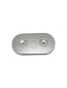 Zinc Anode Kamewa Plate Ten02454 | Corrosion Protection For Marine Use