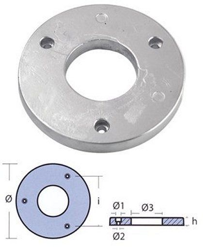 Zinc Anode Ten02501 | Corrosion Protection For Marine Use | Tecnoseal
