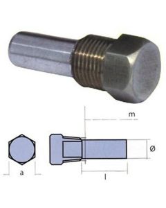 Zinc Anode Bar Zf Ten06003T | Marine Corrosion Protection