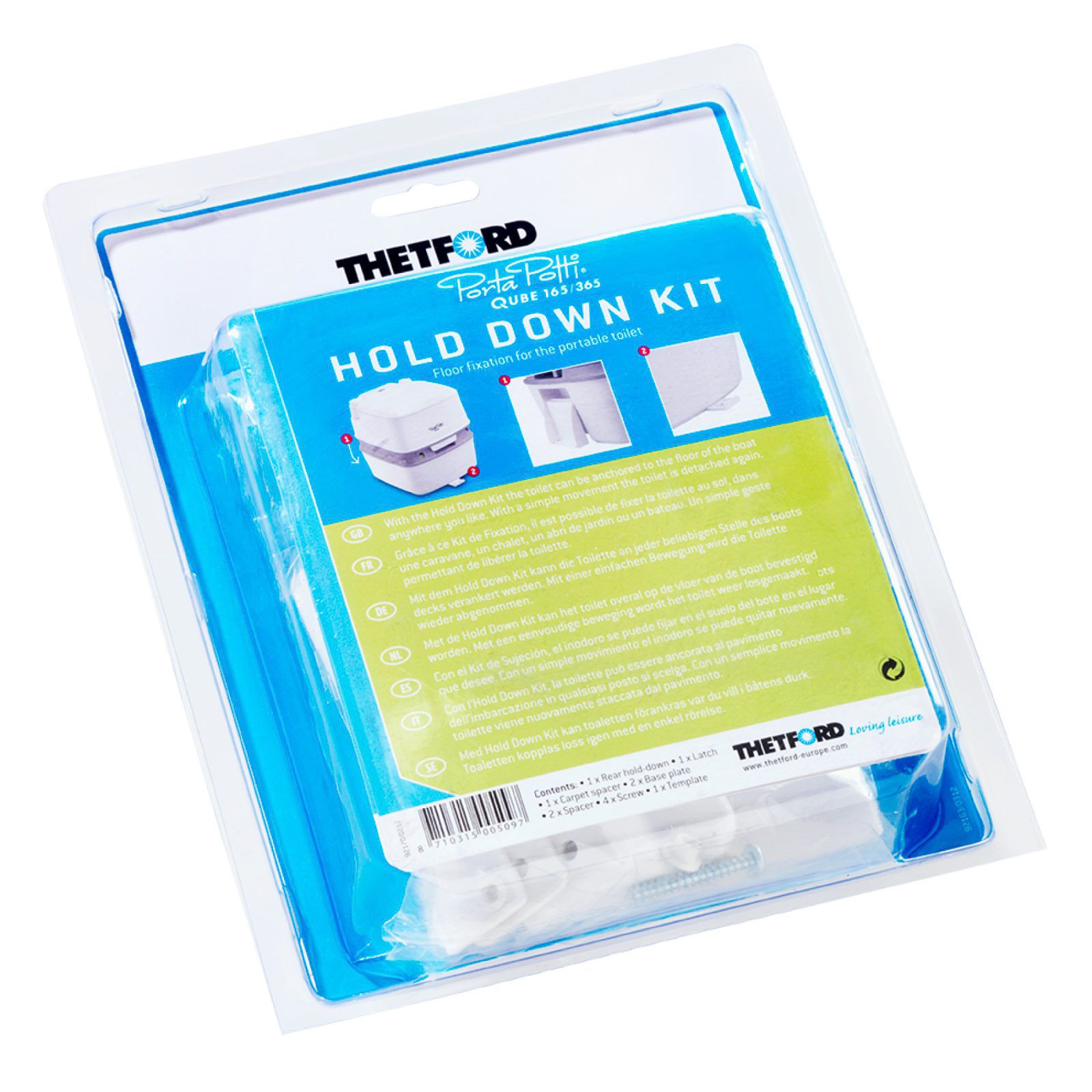 Thetford Hold Down Kit Tf165/365 - Tf92922111 For Secure Storage