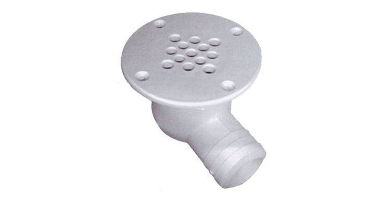 Cockpit Scupper Drain 90º Outlet White | Thcsd-92 | Boat Drainage
