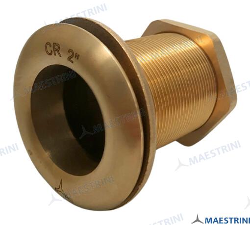 THROUGH HULL 2'' BRASS CR | GS30769 | HULL | GOLDENSHIP