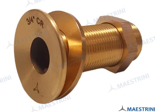 THROUGH HULL 3/4'' BRASS CR | GS30765 | HULL | GOLDENSHIP