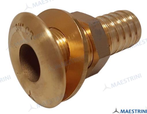 THROUGH HULL 3/4'' BRASS CR | GS30777 | HULL | GOLDENSHIP