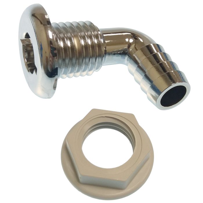 Thru Hull Scupper 90º For 19Mm Hose - Thth-7590Cp - Efficient Drainage