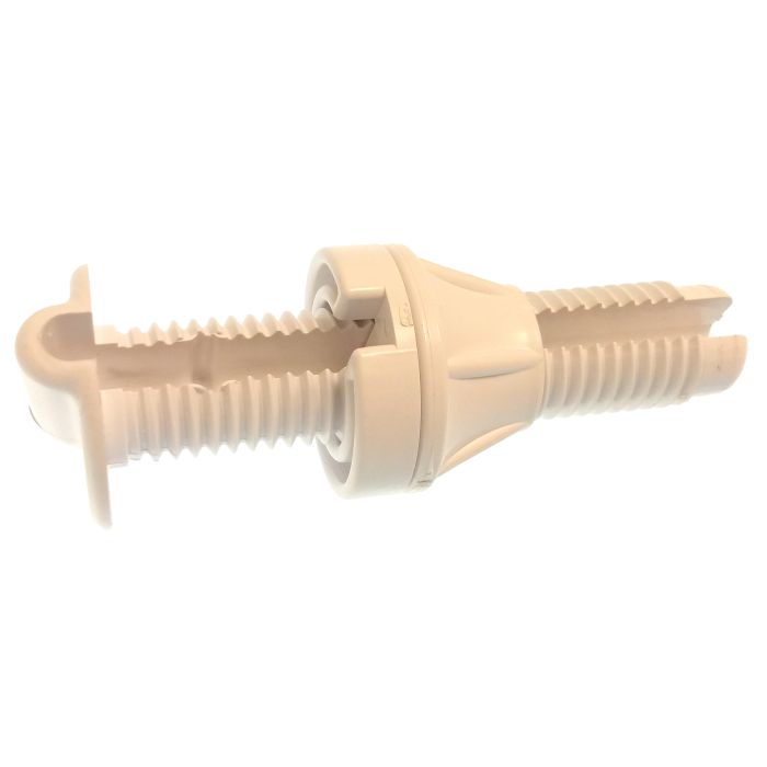 Cea Cap Bulhead Pass-Thru White - Thth-Cc2 | Cable Management Solution