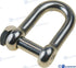 TRAWLING D SHACKLE, SCREW PIN 25 MM (5) | GS71065B | HARDWARE | GOLDENSHIP