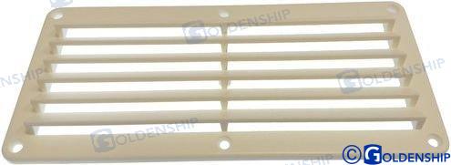 VENTILATOR ABS 257 X 123.8MM WHITE | GS31190 | HARDWARE | GOLDENSHIP