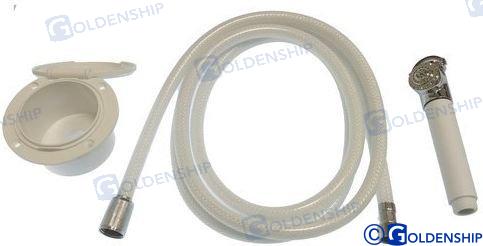 WALL SHOWER KIT 2.5M HOSE | GS20230 | PUMPS | GOLDENSHIP