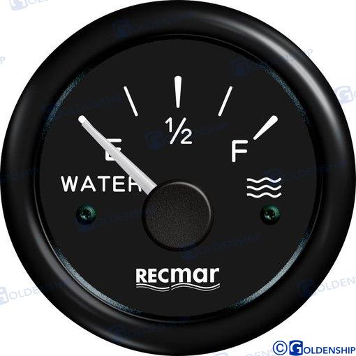 WATER LEVEL EUROPEAN 0-190º BLACK | RECKY11200 | INSTRUMENTATION | RECMAR