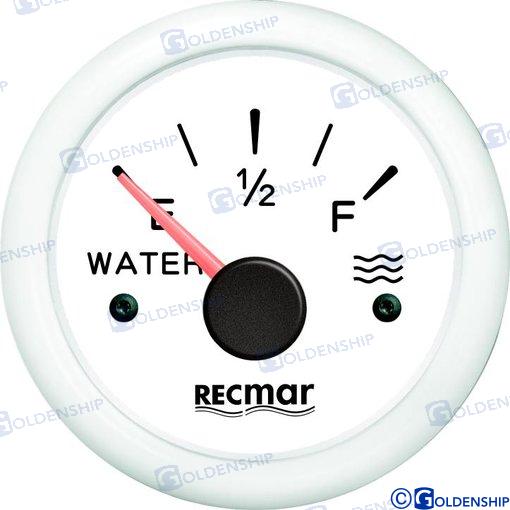 WATER LEVEL EUROPEAN 0-190º WHITE | RECKY11300 | INSTRUMENTATION | RECMAR