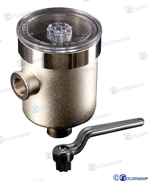 WATER STRAINER "COMO" - 1" | GS30416 | HULL | GOLDENSHIP