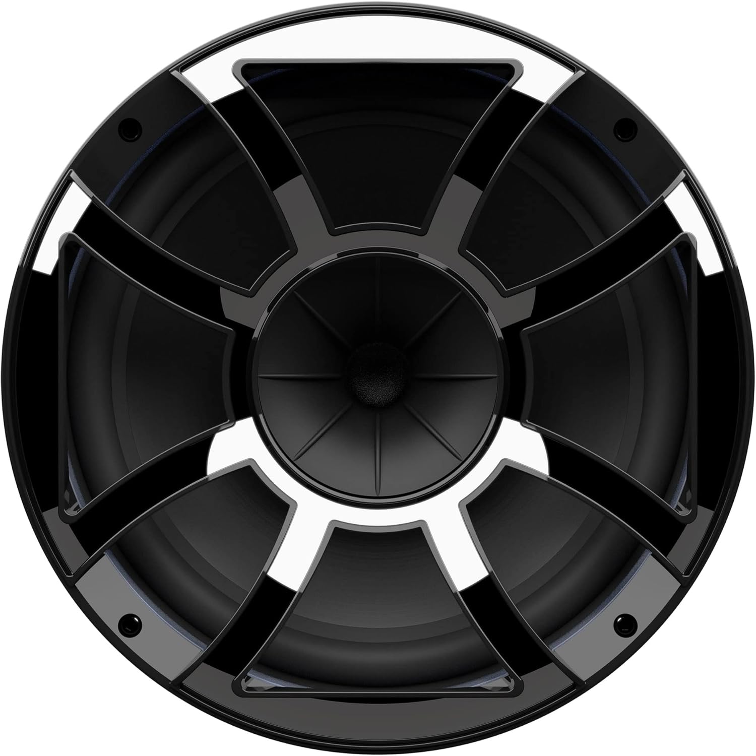 Wet Sounds Grille Rev 10Hdxs-B Black-Stainless Speaker - Wetrev10Hdxs-Bgrille