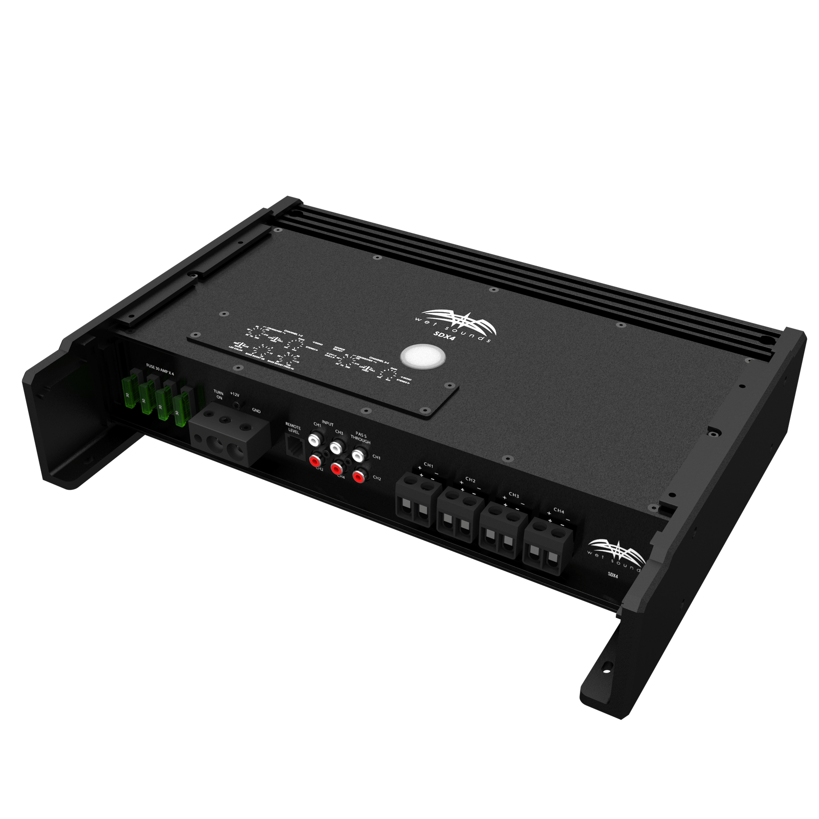 Wet Sounds Sinister Sdx-4 Amplifier 185W X 4 Channels - Wetsinister-Sdx4