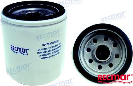 YAMAHA OIL FILTER | REC35-822626Q15 | OIL FILTER | RECMAR