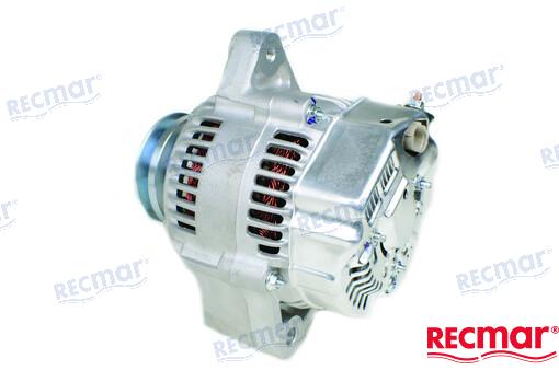 YANMAR ALTERNATOR 6LP 6LPA 12V 80A| REC119773-77201 | Yanmar: 119773-77200 | RECMAR