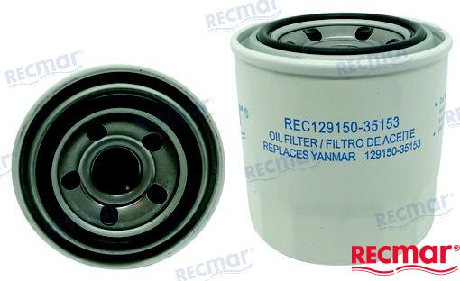 YANMAR OIL FILTER | REC129150-35153 | OIL FILTER | RECMAR